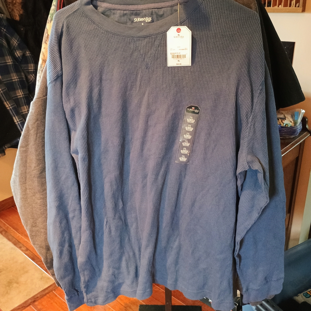 Shirt Blue Long Sleeve by St. John's Bay Bin 18